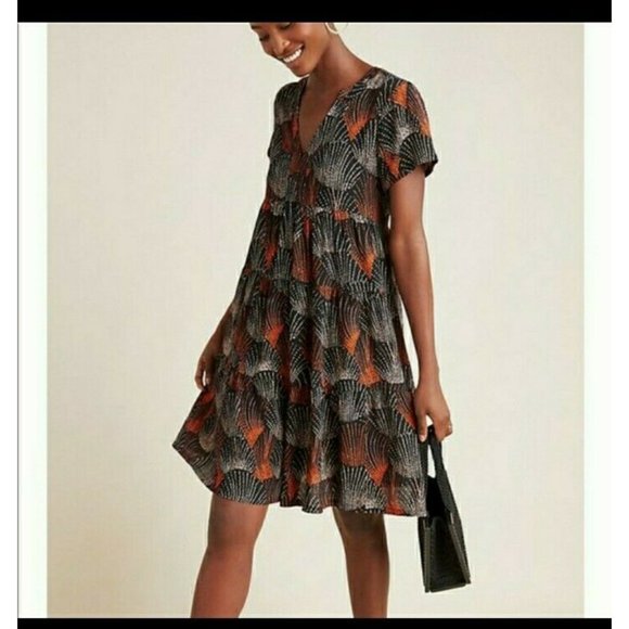 Maeve Dresses & Skirts - Anthropologie Maeve Tania Sacha Tiered Tunic Dress